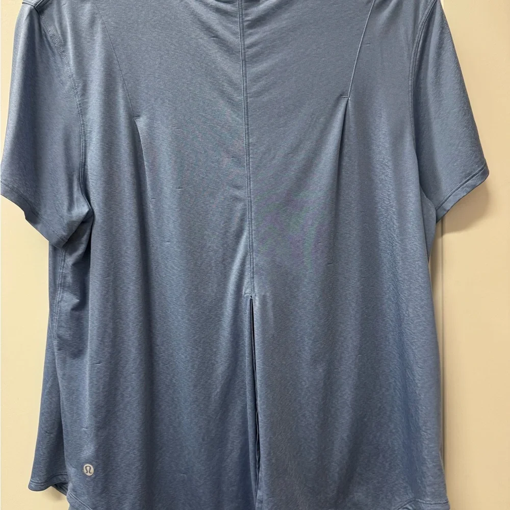 lululemon athletica Blue Short Sleeve Tee - Picture 2 of 3